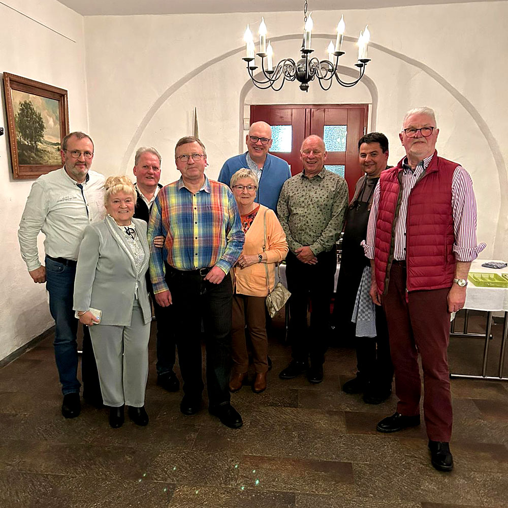 Anlässlich des 60. Geburtstag lud Maik Arnold ins Herrenhaus nach Vielau.