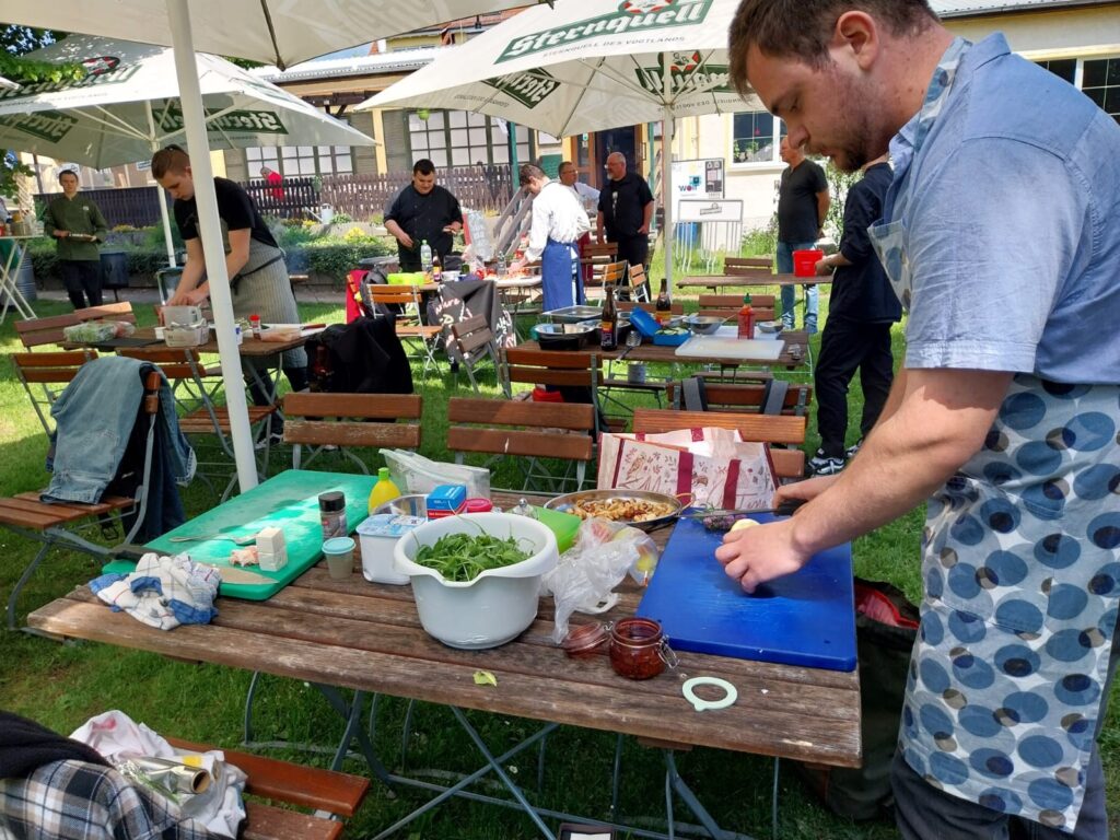 Impressionen des Grillwettbewerb 2025 des Vereins der Zwickauer Köche e.V. in der Erdbeerschänke
