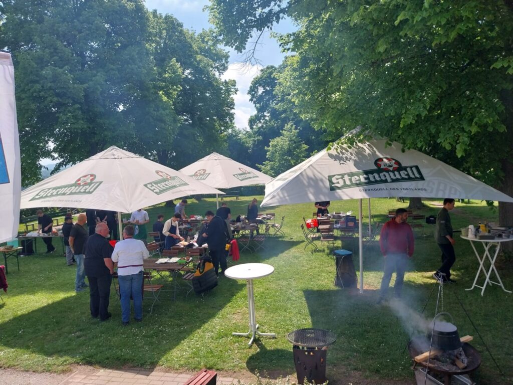 Impressionen des Grillwettbewerb 2025 des Vereins der Zwickauer Köche e.V. in der Erdbeerschänke